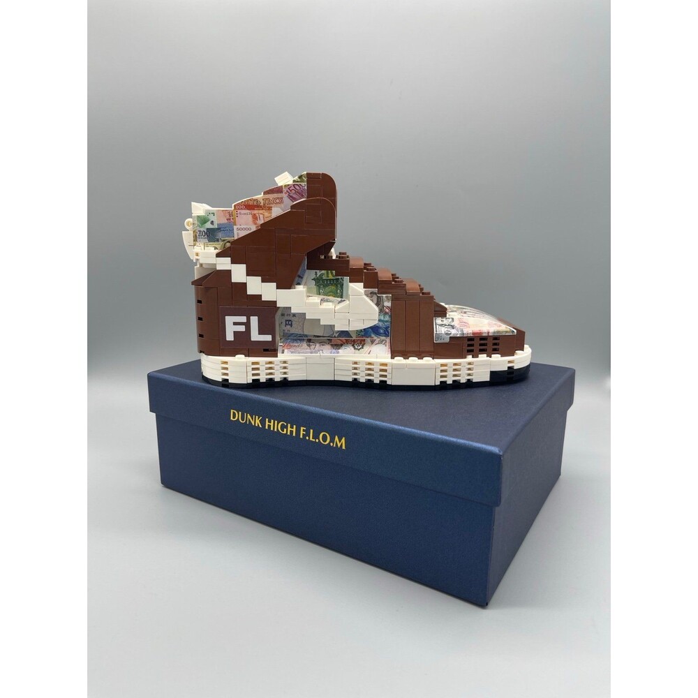 Completed Nike Dunk High SB Pro ‘FLOM’ Kick Brick Set